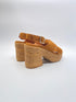 Gianni Crasto 9222 sandaal hak velour whisky